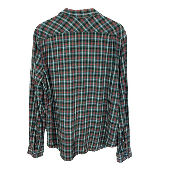 Denim & Supply Ralph Lauren Plaid Flannel Button Up Shirt Men's Large Heritage - Picture 3 of 11